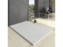 Base de ducha de resina blanca Vortex 100x80 cm RC
