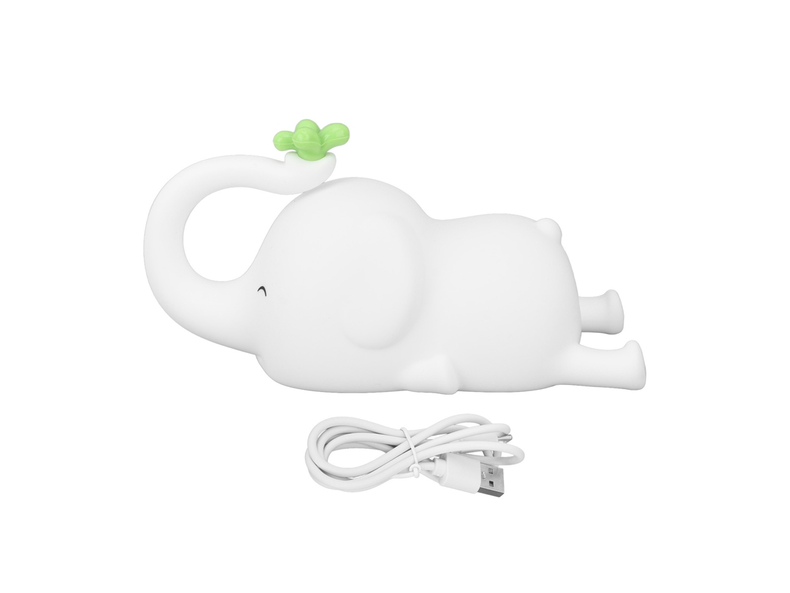 2026-lámpara Nocturna De Elefante De Silicona Para Guardería Con 3 Niveles De Brillo Y Temporizador Usb Para Hogar Hotel Oficina