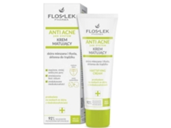Flos Lek 24h Anti Acne System Crema Matificante Para Pieles Mixtas Y Grasas Con Tendencia Acné, 50 Ml Floslek