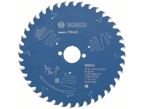 Disco de Sierra Circular BOSCH Expert para Madera 190x30x2.0 mm - 40