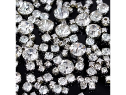 400 Piezas De Cinturilla Con Diamantes De Imitación De Cristal, Diamantes De Imitación De Vidrio Con Base Plana De 3 A 10 Mm Para Manualidades, Ropa Y Vestidos De Novia.