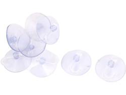 8 Piezas De Ganchos De Ventosa De Plástico De 50 Mm De Diámetro Para Pared, Baño