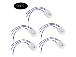 5 Interruptores Led De Control De Luz Y Sonido Con Sensor De Alta Sensibilidad Para Lámparas De 220 V Mr-sk50a