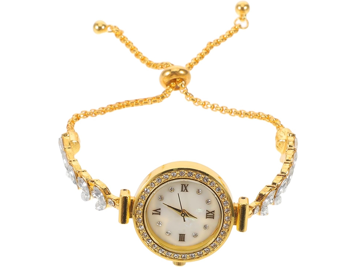 Reloj Mujer Diamantes Imitación Pulsera Analógico Cuarzo Esfera Redonda Ocasiones Informales Fiestas