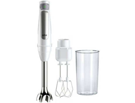 Batidora de mano BRAUN MQ7005BWH (1000 W - Blanco e Inox)