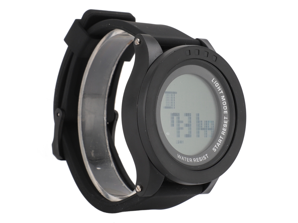 Relógio Digital Esportivo 50m À Prova D'água Bateria 210mah Pulseira De Silicone Luminoso Para Corrida Ao Ar Livre