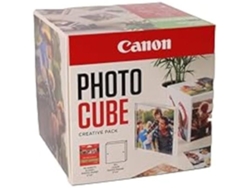 CANON Photo Cube Creative Pack Papel Fotográfico Verde Pp-201 Glossy Ii 5X5 40 Hojas Marco de Fotos Compatible con CANON Pixma