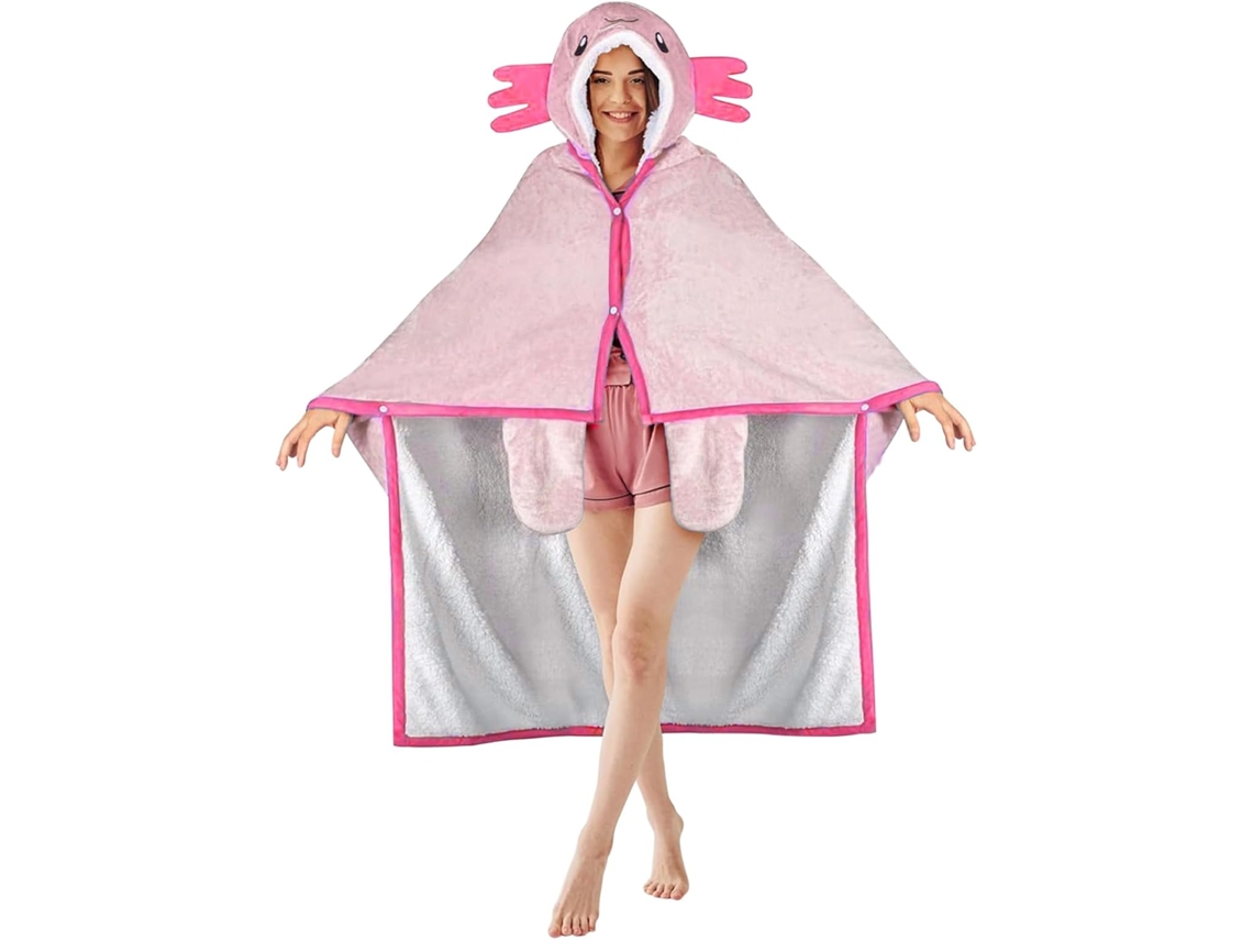 Suave Mantas Con Capucha: Manta Tipo Jersey,