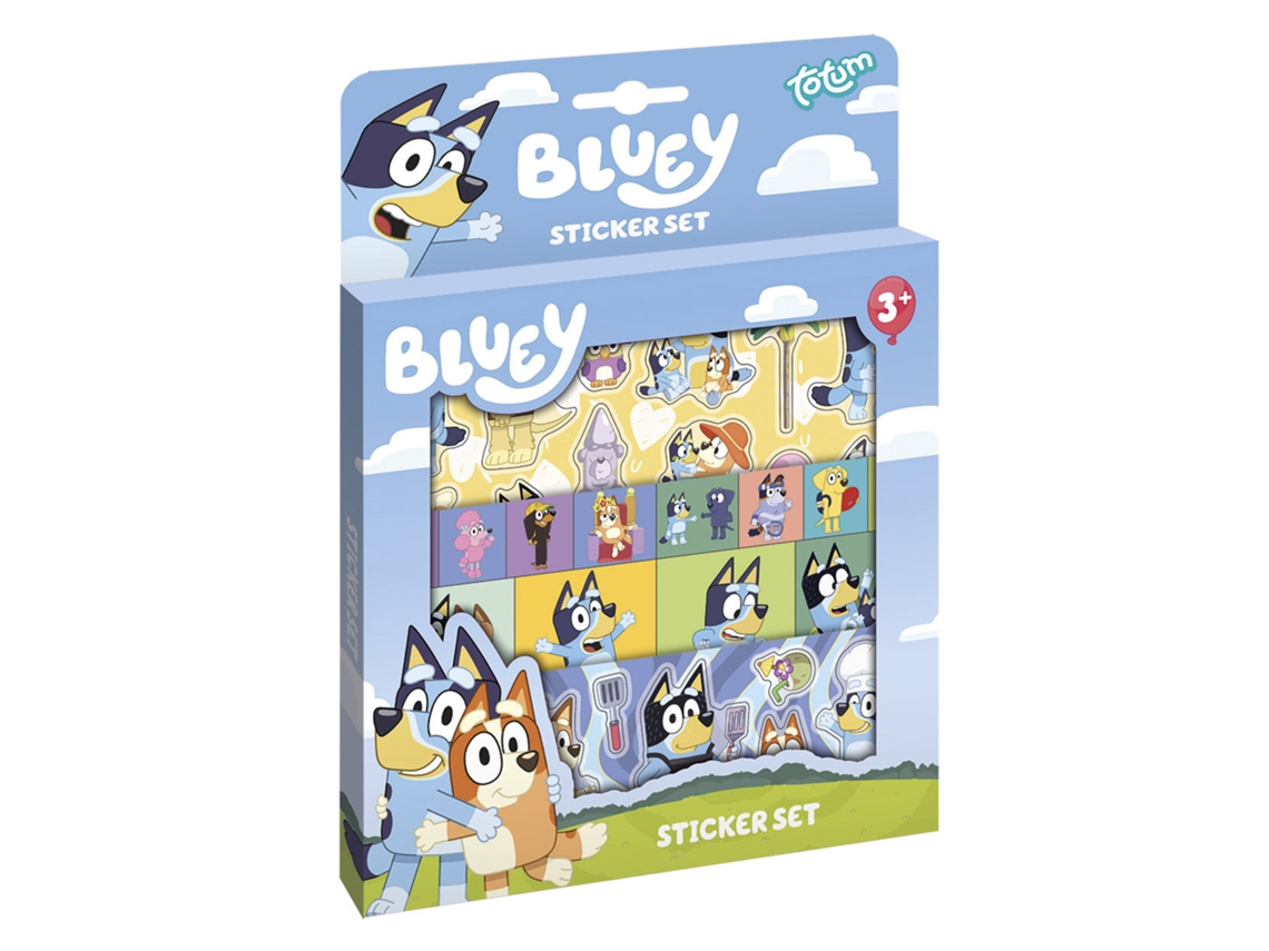 Juego de pegatinas Bluey Totum
