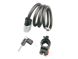 Candado Antirrobo Para Bicicleta Con Cable De Acero Flexible De 1,2 M, Soporte Y Llaves.