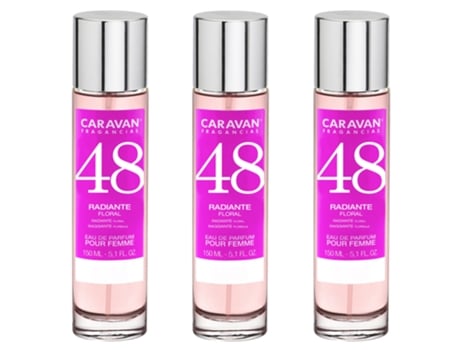 3x Perfume de Mujer Nº48 150ml CARAVAN