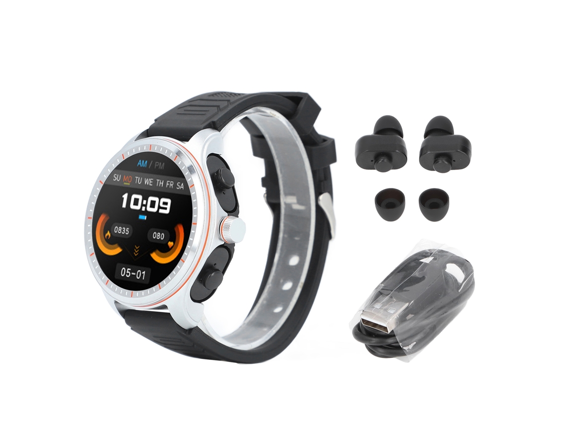 Reloj Inteligente 2 En 1 Con Auriculares Bluetooth Deportes Al Aire Libre Y Fitness Para Android