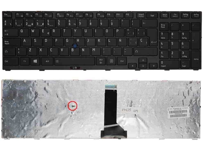Teclado para Portátil Toshiba Tecra R850 Negro