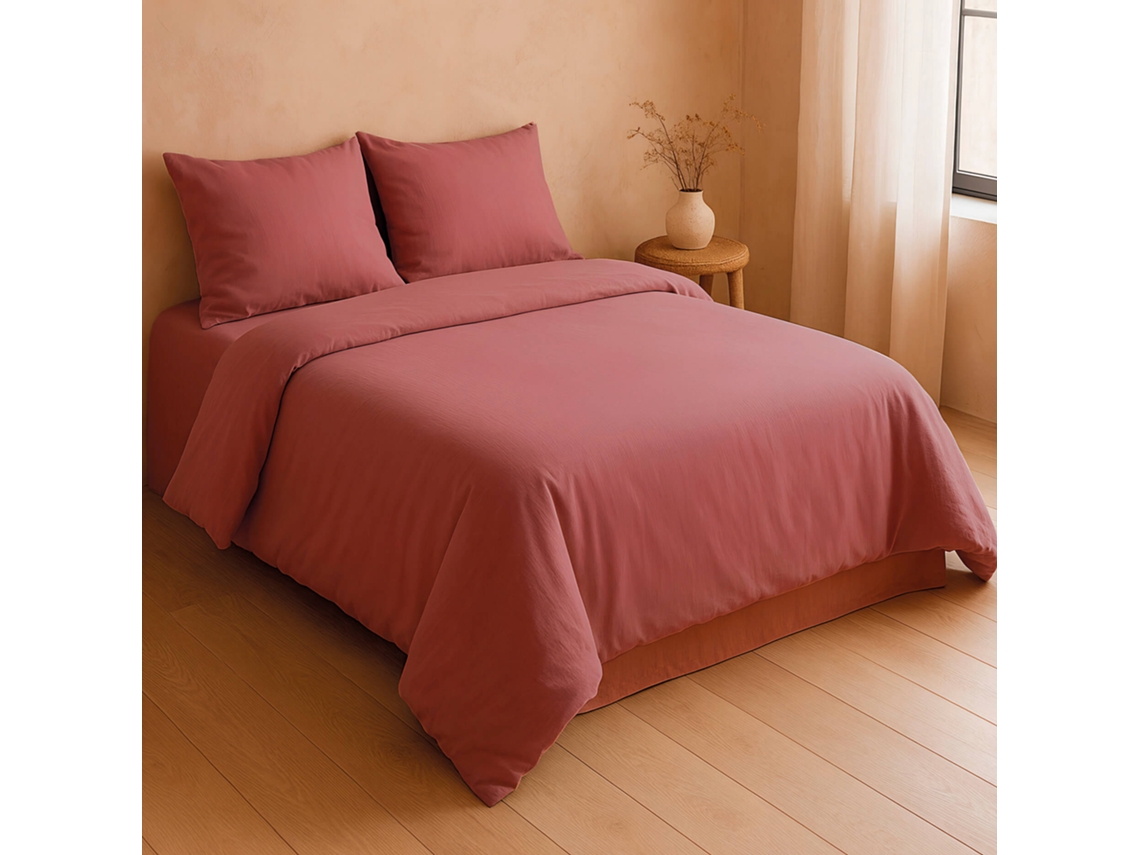 Funda Nórdica Lisa Fucsia Cama 180