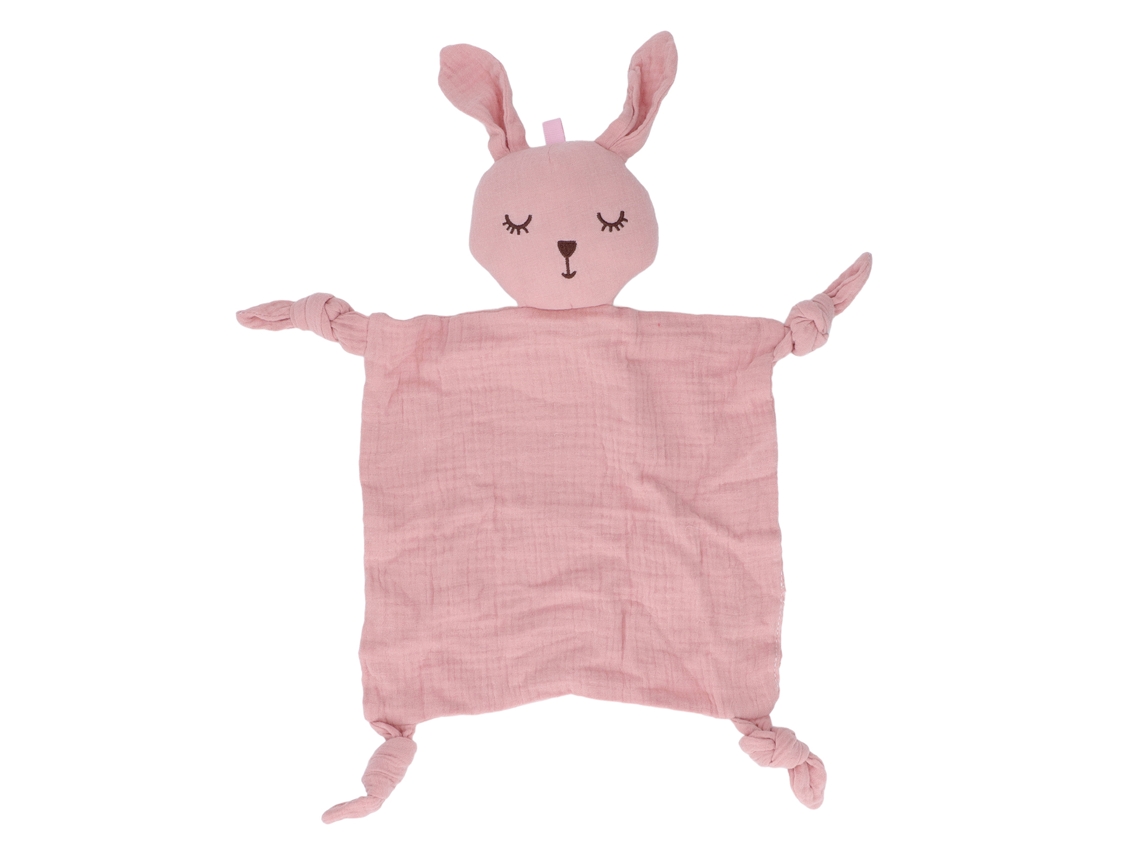 Manta De Seguridad Para Bebé, De Algodón Suave, Lavable, Con Nudo Antimordeduras Y Luz De Advertencia, Rosa, De 0 A 3 Años.