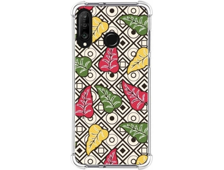 Carcasa Huawei P30 Lite TUMUNDOSMARTPHONE Dibujos Antigolpes Flores 11 Multicolor
