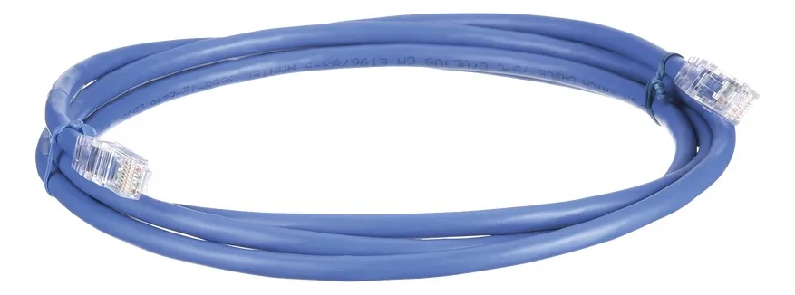 Cable De Parcheo Panduit Utp Cm Cat6a 24awg Utp6ax7bu 7ft
