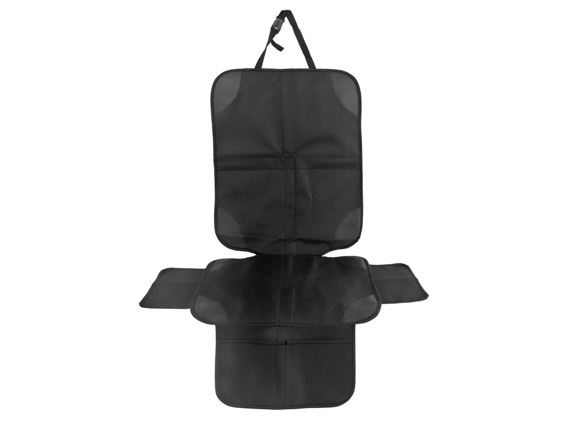 Protector de asiento de coche para niños con bolsillos - Almohadilla segura para asiento de coche de bebé