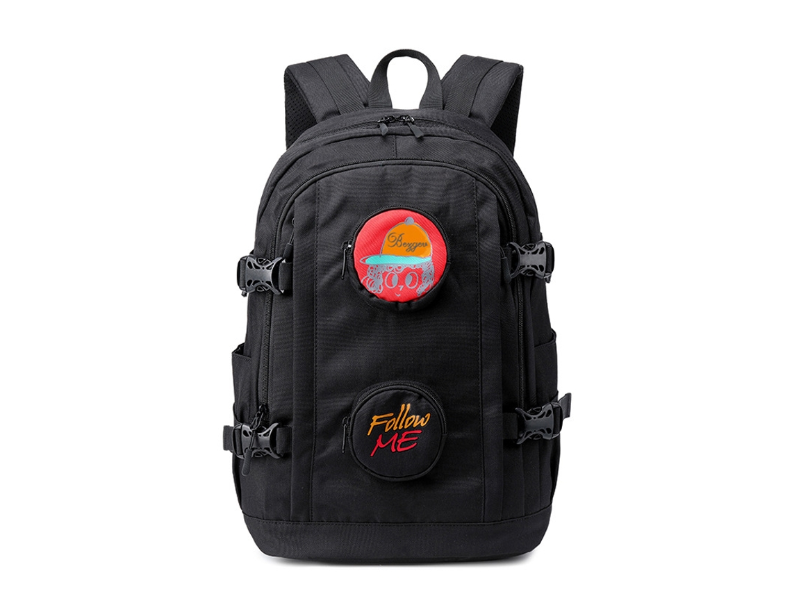 Mochilas para adolescentes y estudiantes universitarios, diseño estilo coreano, gran capacidad, color negro Hexinyigjly