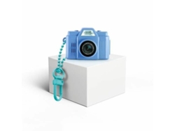 Minicámara Digital, Azul - Estilo Retro, Incluye Tarjeta Sd De 1 Gb