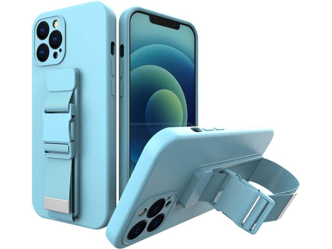 Funda Apple iPhone Xs Max LANYARD Lisa (Azul)