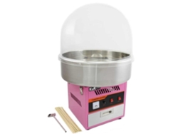 Máquina de Algodón de Azúcar Cúpula Protectora Rosa