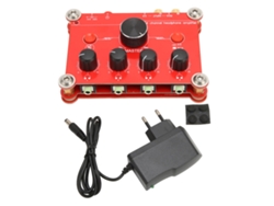 Amplificador De Auriculares 4 Canales Con Control De Volumen Independiente