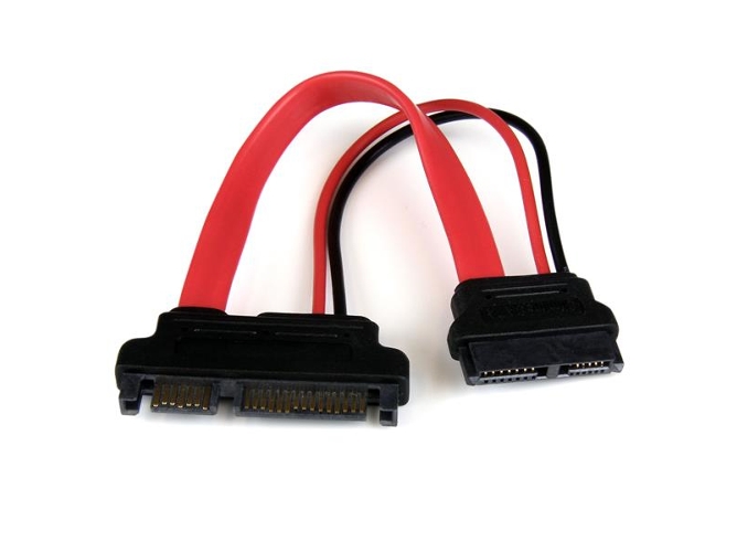 Cable Adaptador STARTECH.COM SATA para SATA with Power F/M Rojo