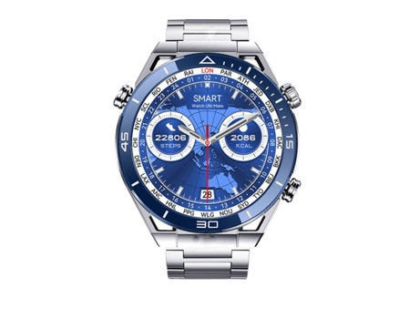 Reloj inteligente GPS para hombres NFC para Huawei Android relojes deportivos 454*454 pantalla HD reloj de Fitness Bluetooth llamada Smartwatch VEA...
