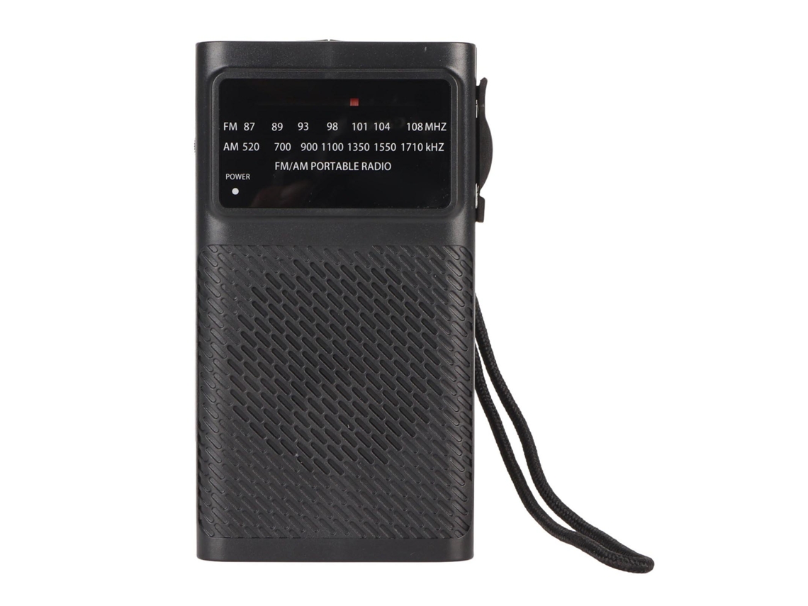 Radio De Bolsillo Am/fm Con Altavoz, Funciona Con Pilas, Manual, Gran Alcance, Portátil, Para Interiores Y Exteriores.