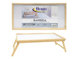 Bandeja Madera Bandeja Con Patas Plegables - 60 X 30 X 21 Cm- HERSIG