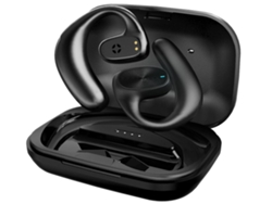 Auriculares inalámbricos con cancelación de ruido y micrófono para deportes, entrenamiento, gimnasio, running, con gancho para la oreja y estuche.