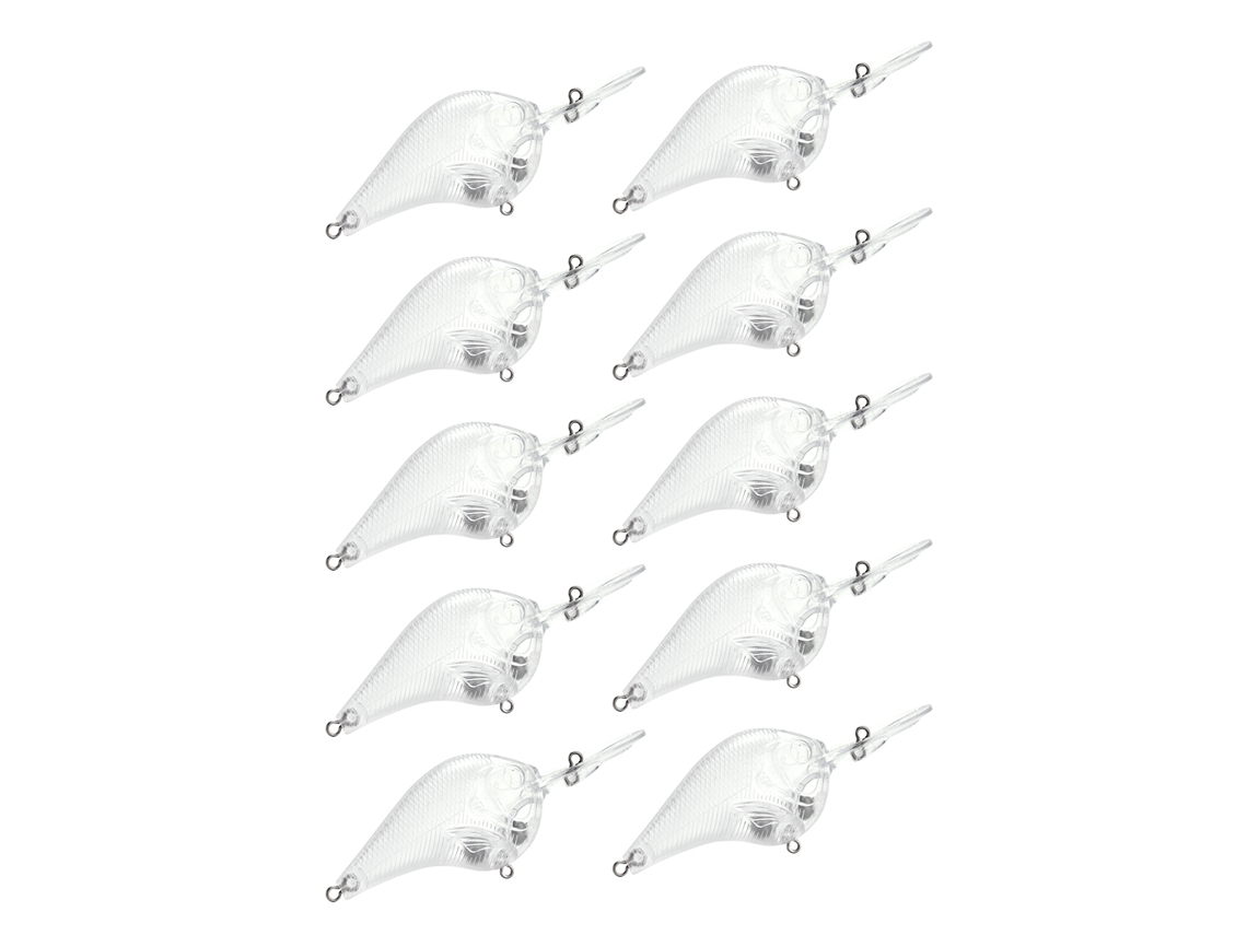 Mali 10 Peças Isca de Pesca Crankbait Dura em Branco para Diy Acessório de Pesca