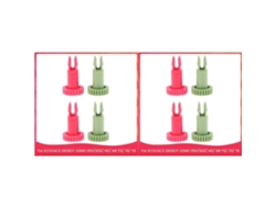 8x Side Brush Motor Snap Gear For Ecovacs Deebot Ozmo 950/920/ N5/ N8 T5/ T9/ T8 Robot Vacuum Cleaner Spare Parts