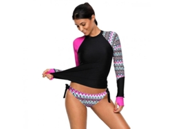 Camiseta de manga larga para mujer, modelo 2026, con protección UV UPF 50+, ideal para deportes acuáticos y de secado rápido.