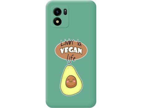 Carcasa para Vivo Y01 TUMUNDOSMARTPHONE Silicona Líquida Dibujos Verde