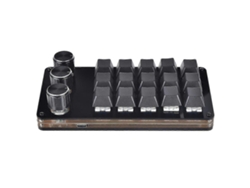 Teclado mecánico de 15 teclas y 3 botones para programación de macros, miniteclado para juegos, intercambiable en caliente, teclado DIY Everley891