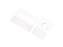 200 Ganchos Colgantes Autoadhesivos Transparentes, De 45x35 Mm Y 27x42 De Plástico Para Tiendas
