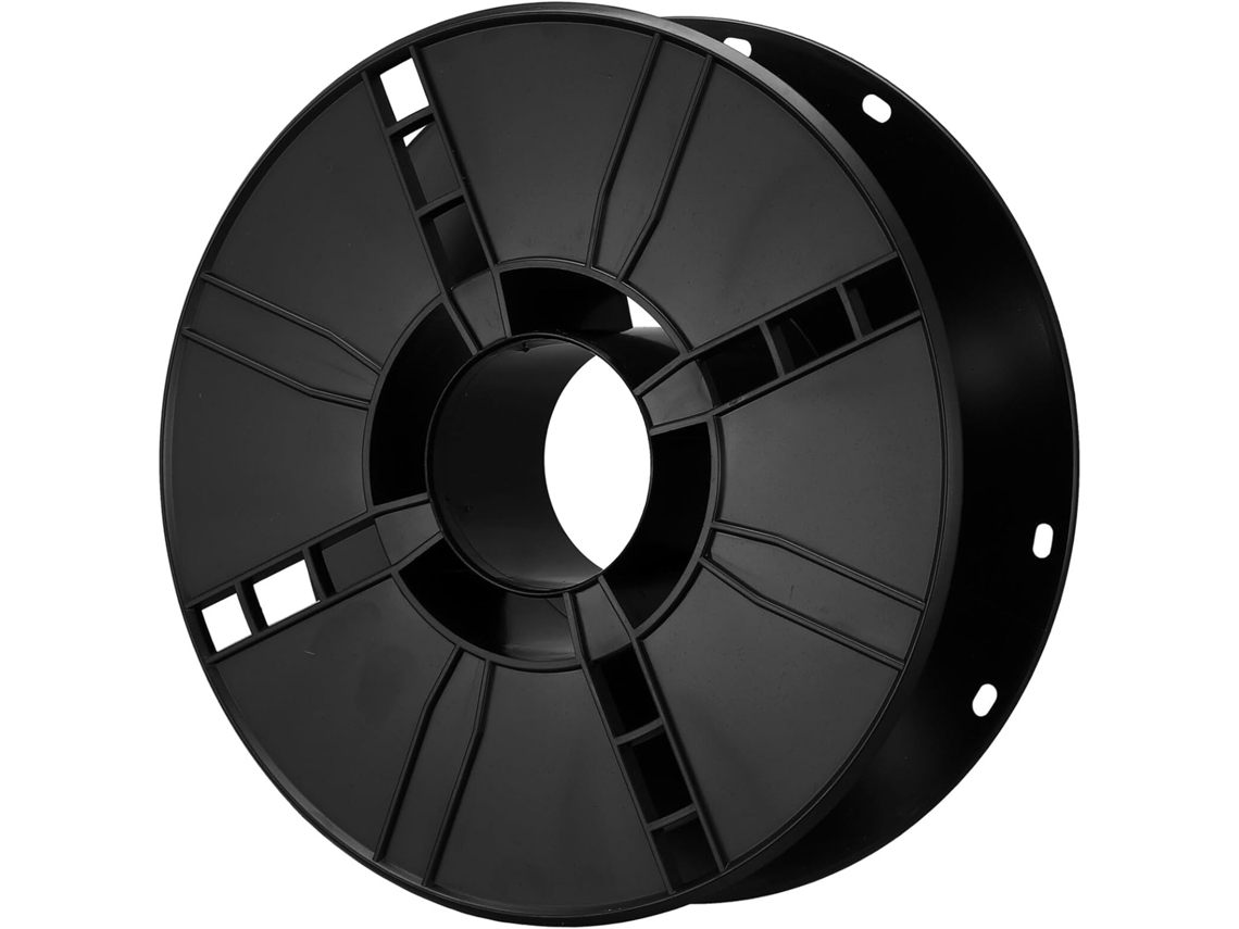 Carrete De Cable Compacto De Plástico Negro, Construcción Robusta, Carrete Adecuado