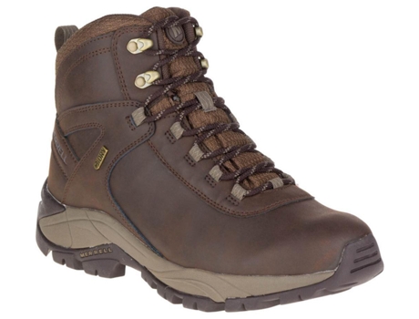 Botas MERRELL Vego Mid Leather Waterproof - Hombre (41 1/2 - Marrón)