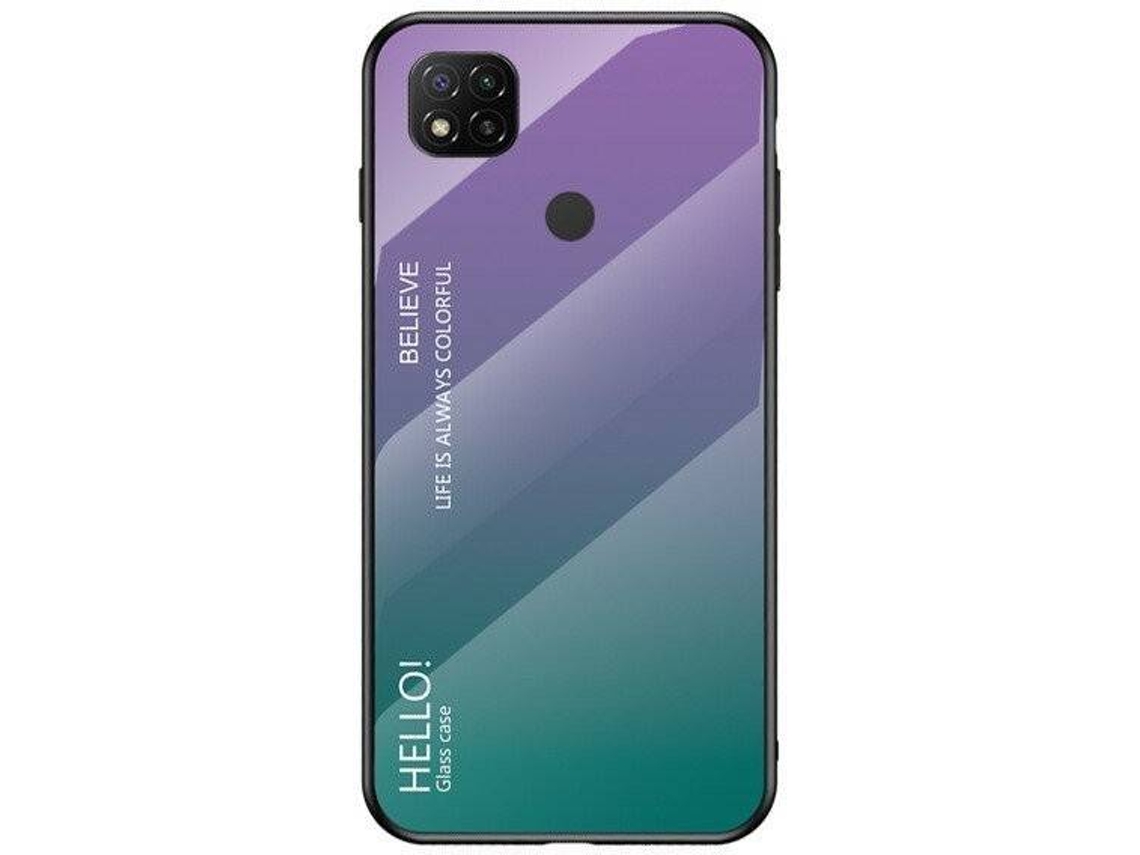 Protector de Pantalla Xiaomi Redmi 9C LMOBILE Verde, Morado