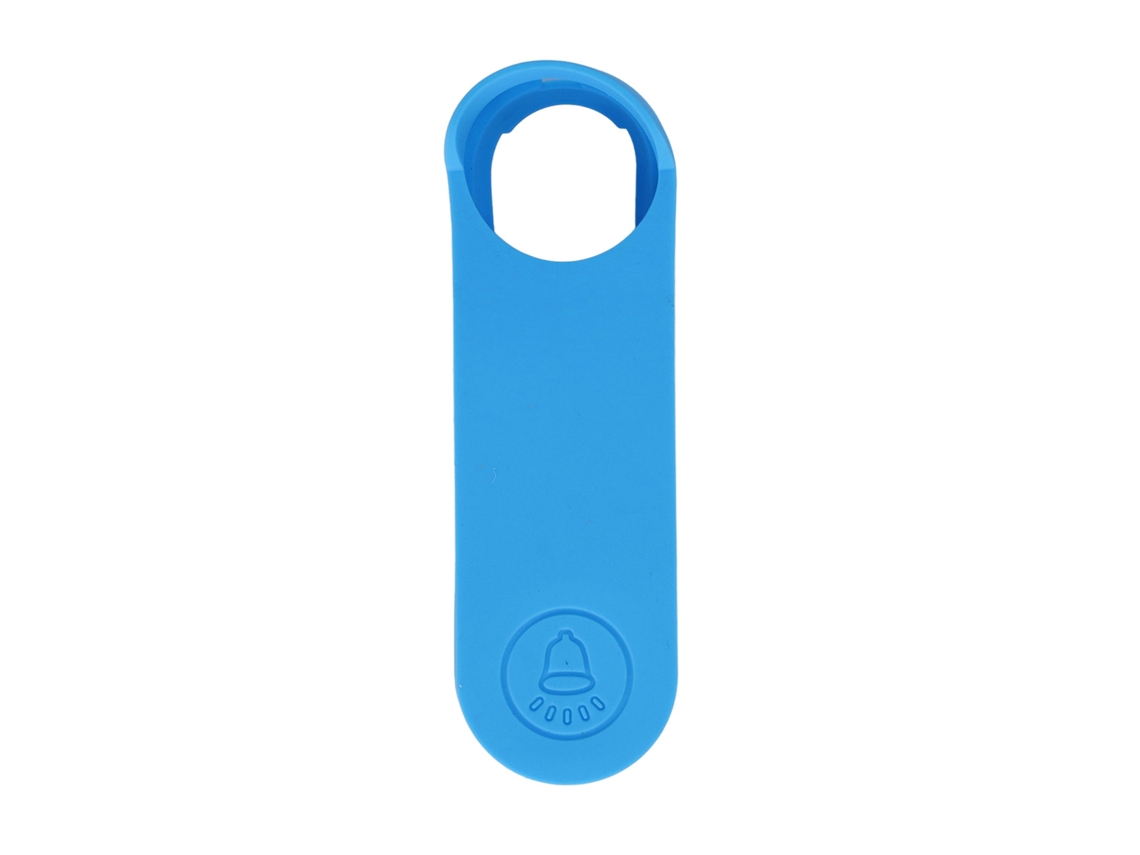 Funda protectora de silicona Primerox para timbre Google Nest, azul, a prueba de polvo.