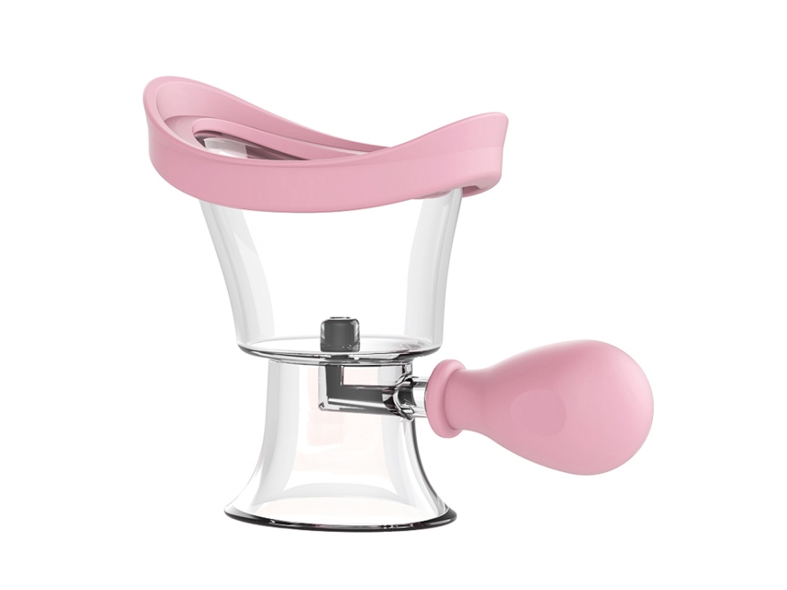 Vaso para lavado de ojos (rosa) tipo compresible