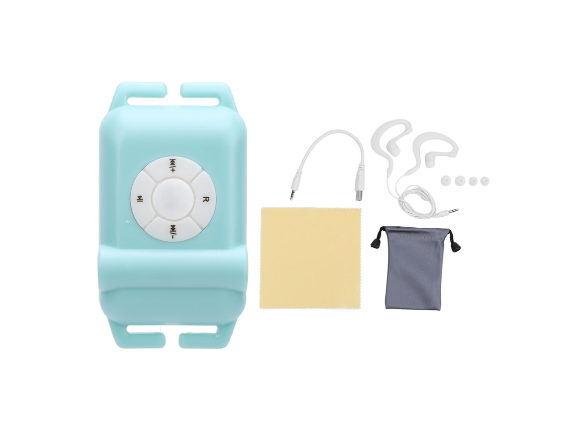 Reproductor Mp3 Resistente Al Agua Ipx8 Con Auriculares, 4 Gb, Para Nadar Y Correr, Azul Claro