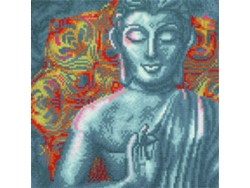 Pintura de diamante Cuadro Kit - Buda - 30 x 30 cm CRYSTAL ART