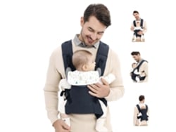 Portabebés Multifuncional Y Cómodo Para Bebés De 0 A 24 Meses Czhhmart Azul