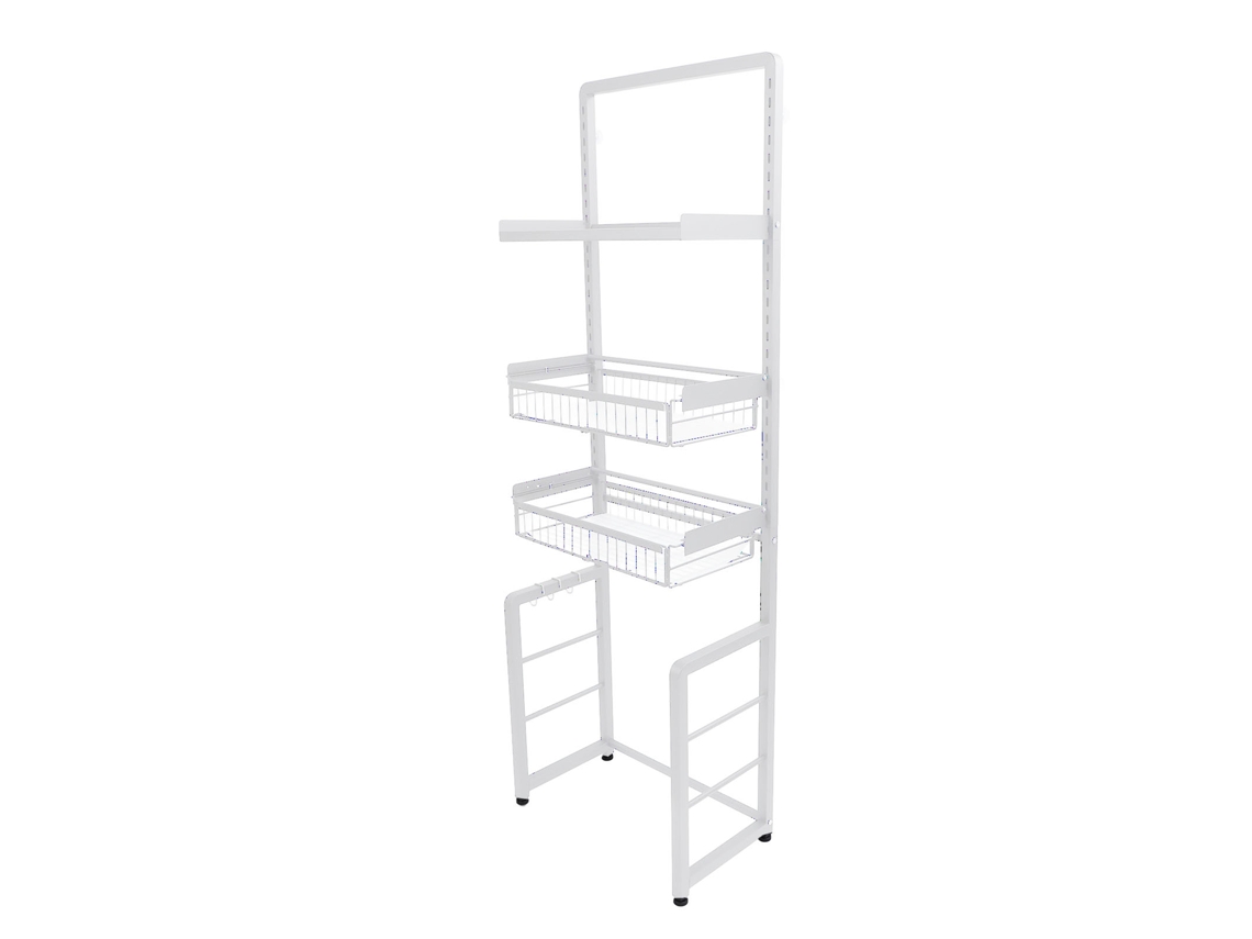 Estante para inodoro Organizador de baño Diseño ajustable y extraíble Se adapta a la mayoría de inodoros