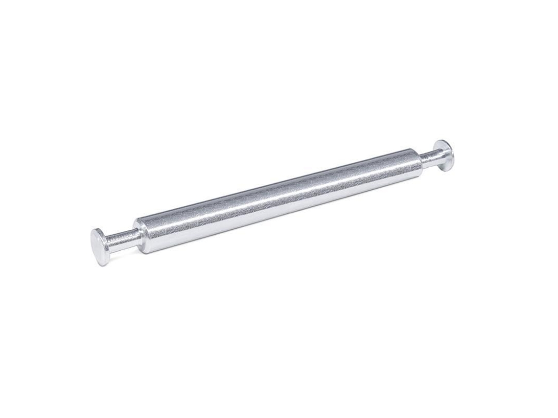 Tirante Doble Ø7x73 / Ø7x55 Zincado Para Excéntrica Ø25 Largo 73