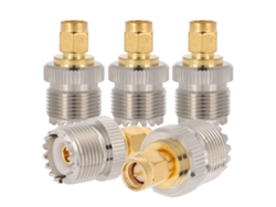 Adaptador SMA macho a UHF hembra (conversión de conexiones seguras)