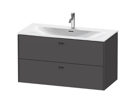 Mueble DURAVIT Brioso bajo lavabo montado en la pared 102,0 x 47,9 cm 2 cajones incl. recorte de sifón y delantal para lavabo Viu 234410